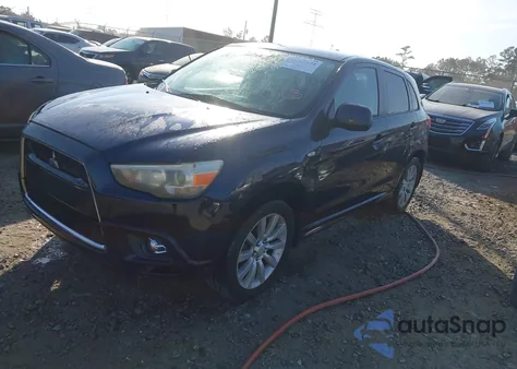 2011 Mitsubishi Outlander Sport Se from USA, damaged, VIN JA4AR4AU3BZ009996